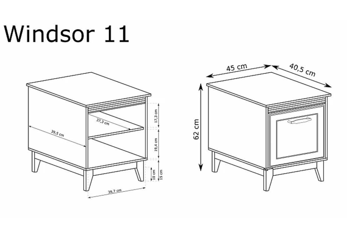 Нощно шкафче  W-11