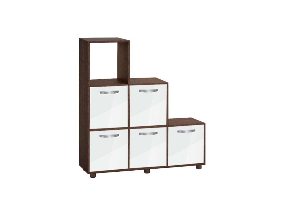 Етажерка Кубо 6 с пет врати постформинг