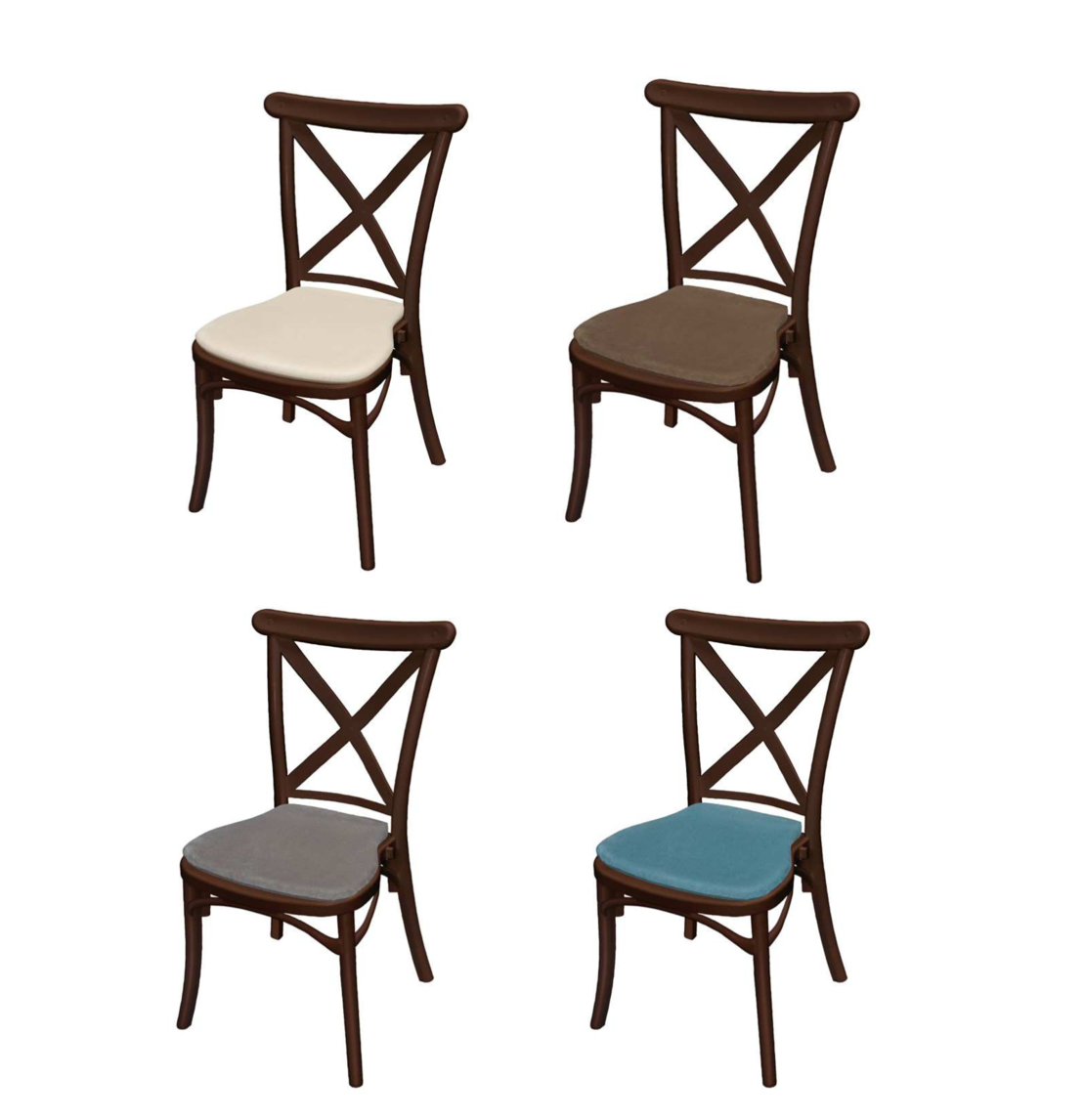 Стол Крос венге с възглавница