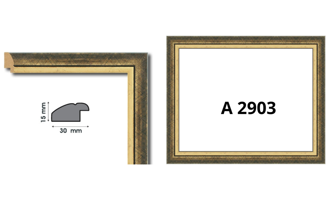 Профили от полистирен серия А с ширина от 30 до 39 мм