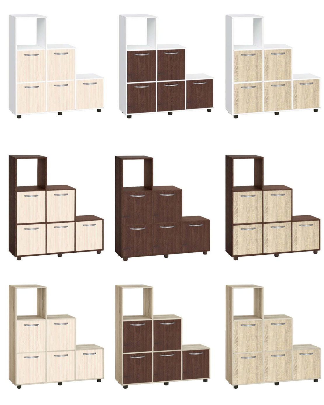 Етажерка Кубо 6 с пет врати