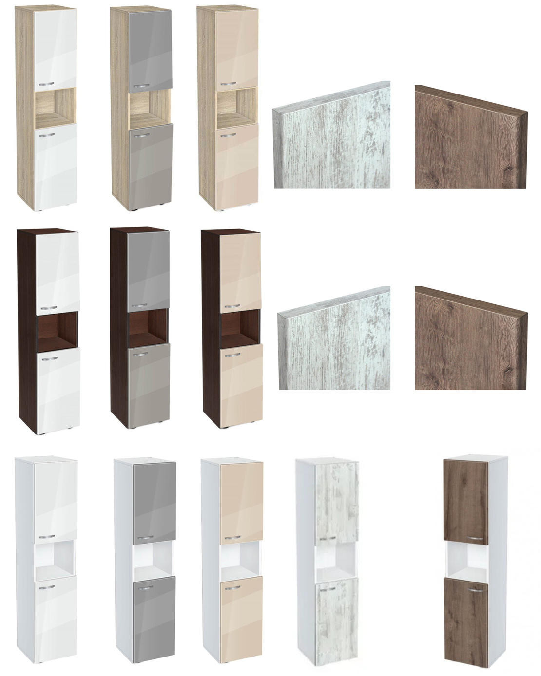 Етажерка Ава 5.1 с врати постформинг