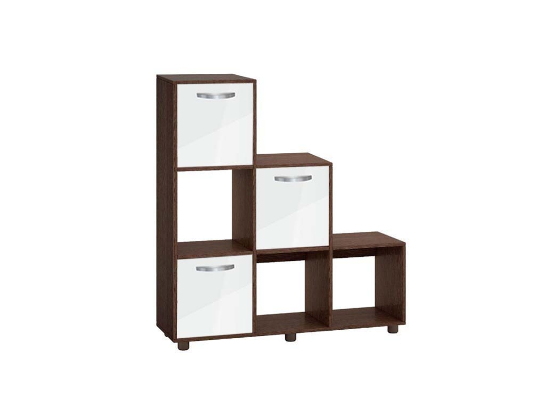 Етажерка Кубо 6 с три врати постформинг