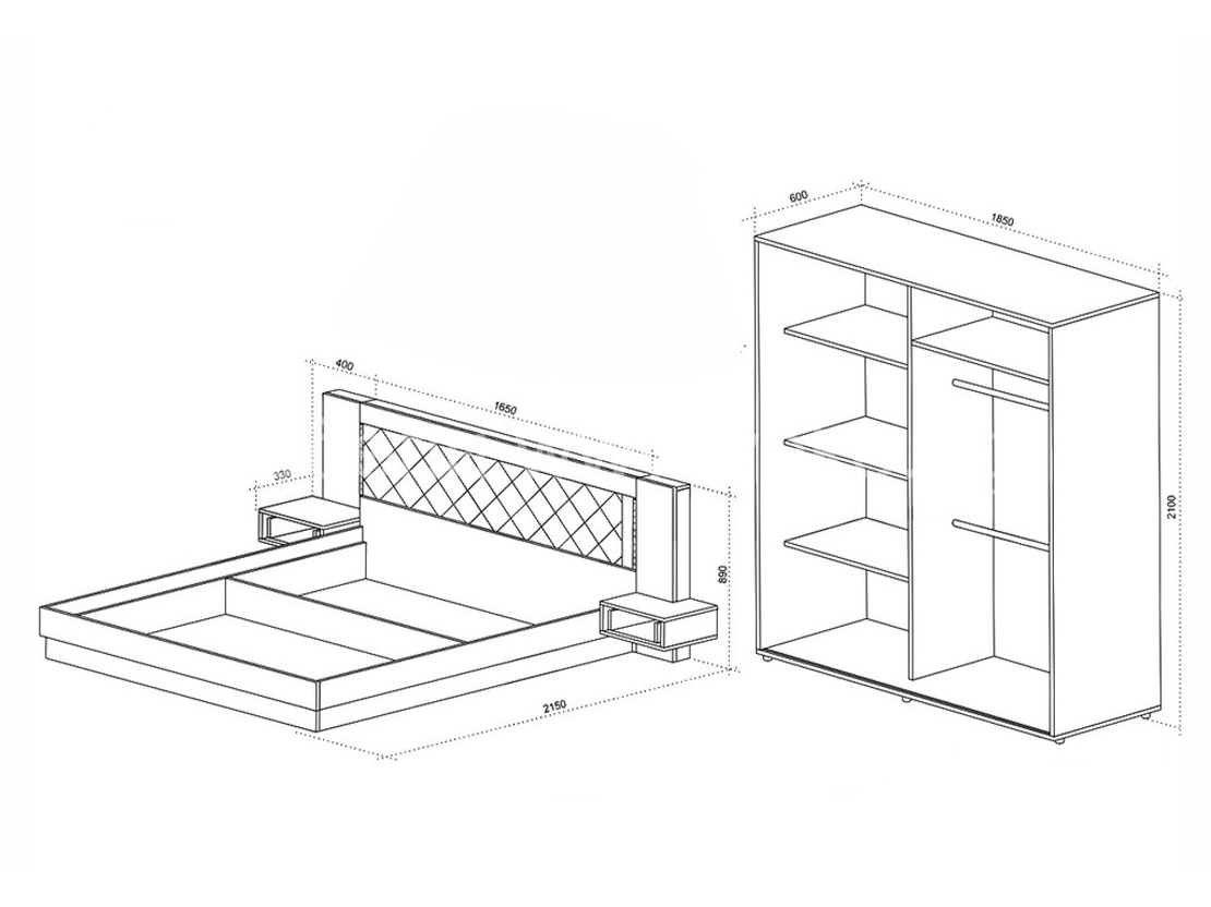 Спален комплект Регал