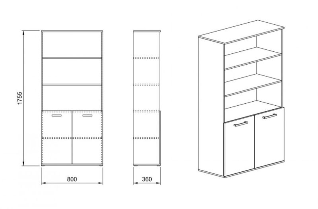 Етажерка Модул 63