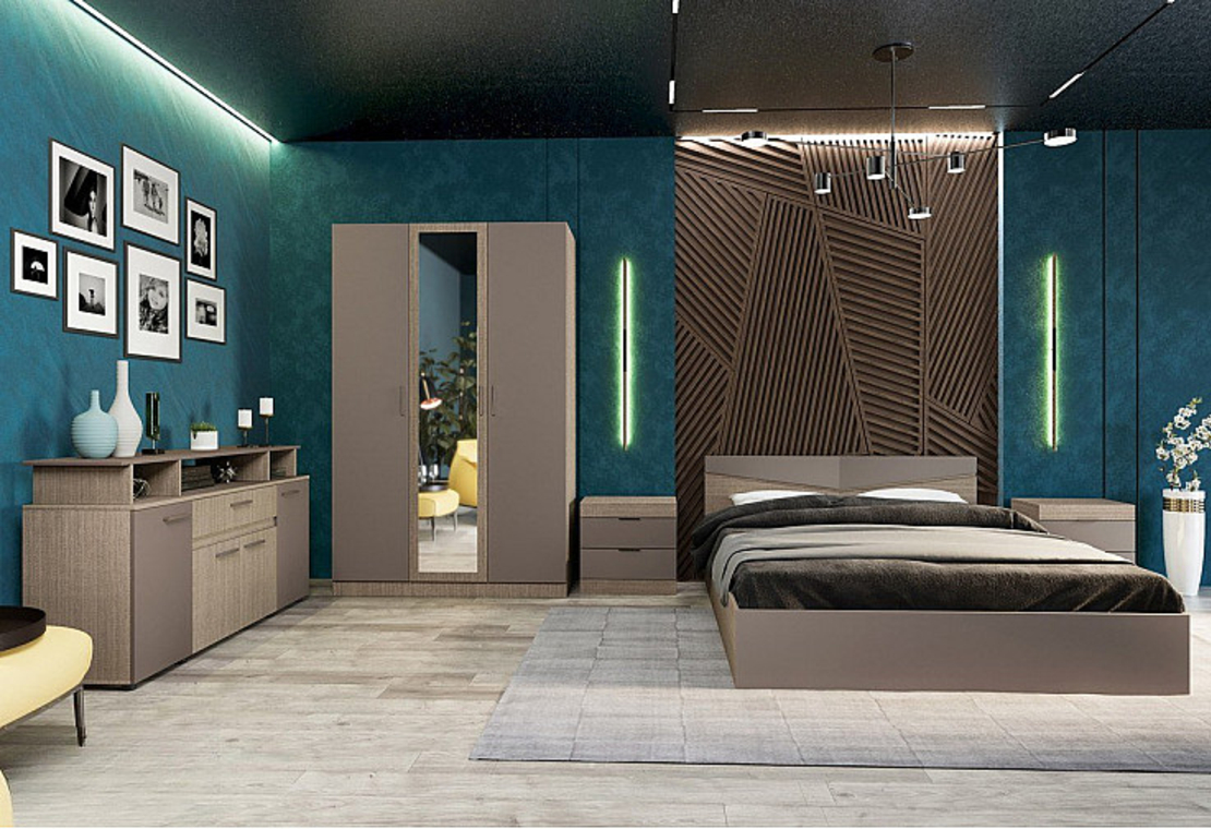 Спален комплект Сити 7073 в пет цветови комбинации