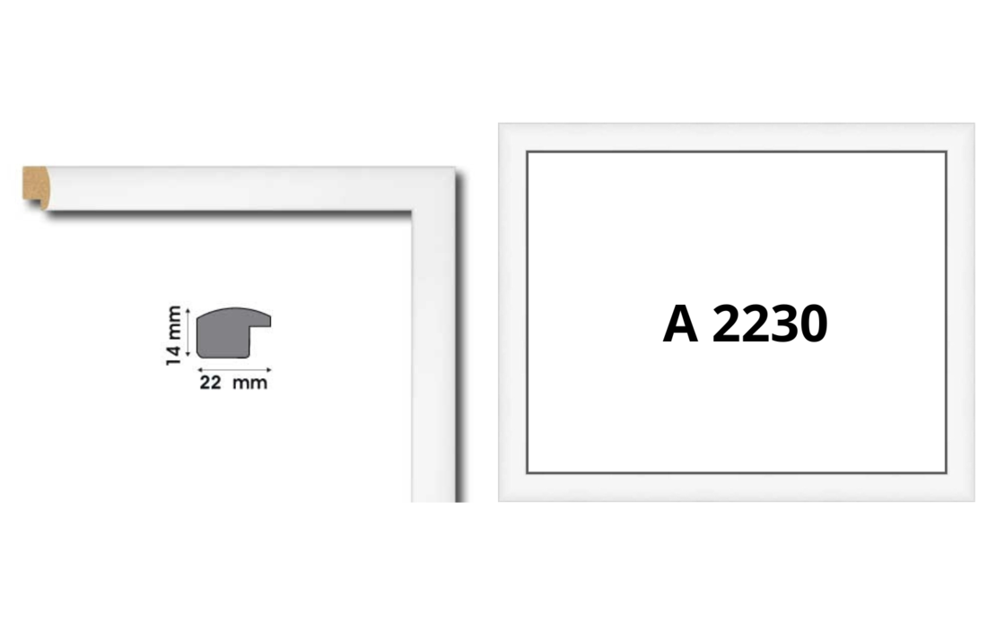 Профили от полистирен серия А с ширина от 20 до 23 мм