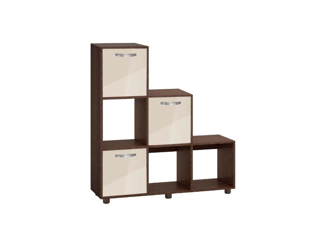 Етажерка Кубо 6 с три врати постформинг