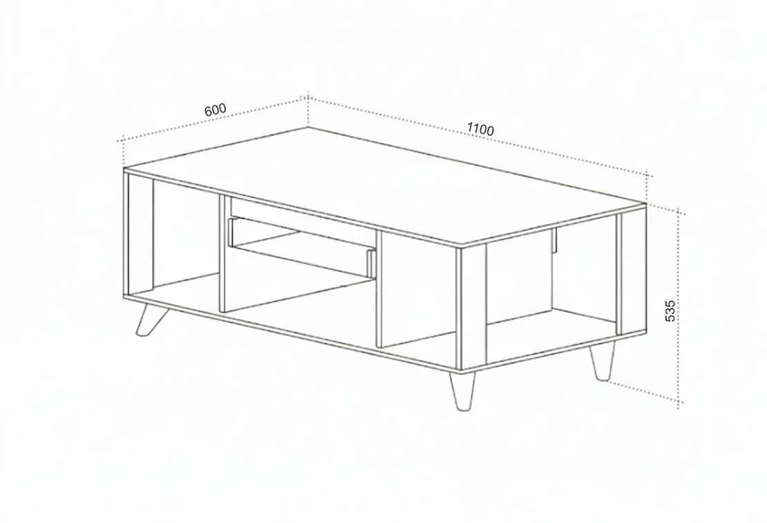 Маса с чекмедже Лима