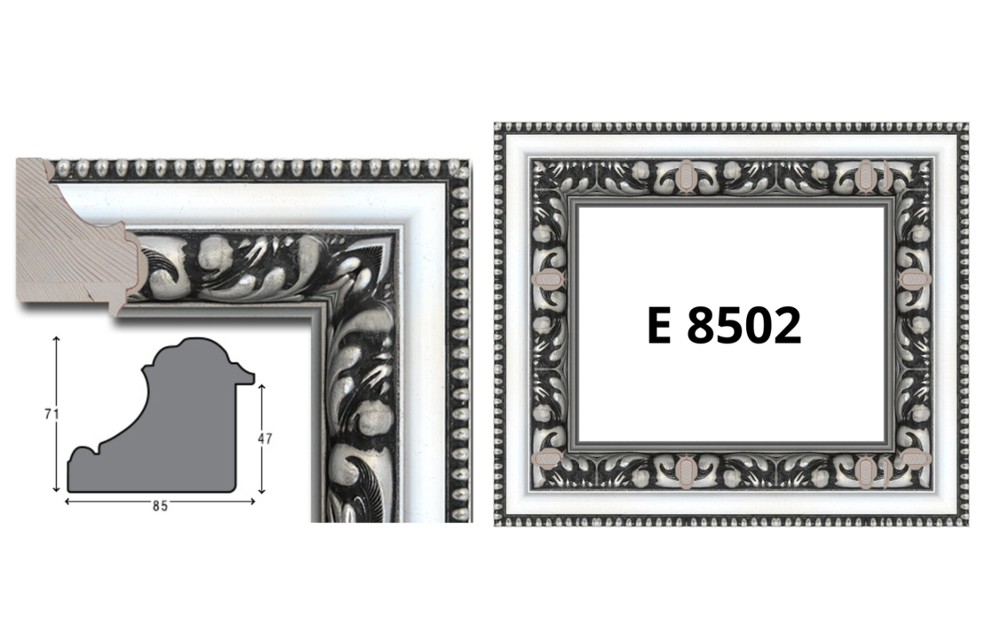 Профили за рамки с ширина от 80 мм до 121  мм
