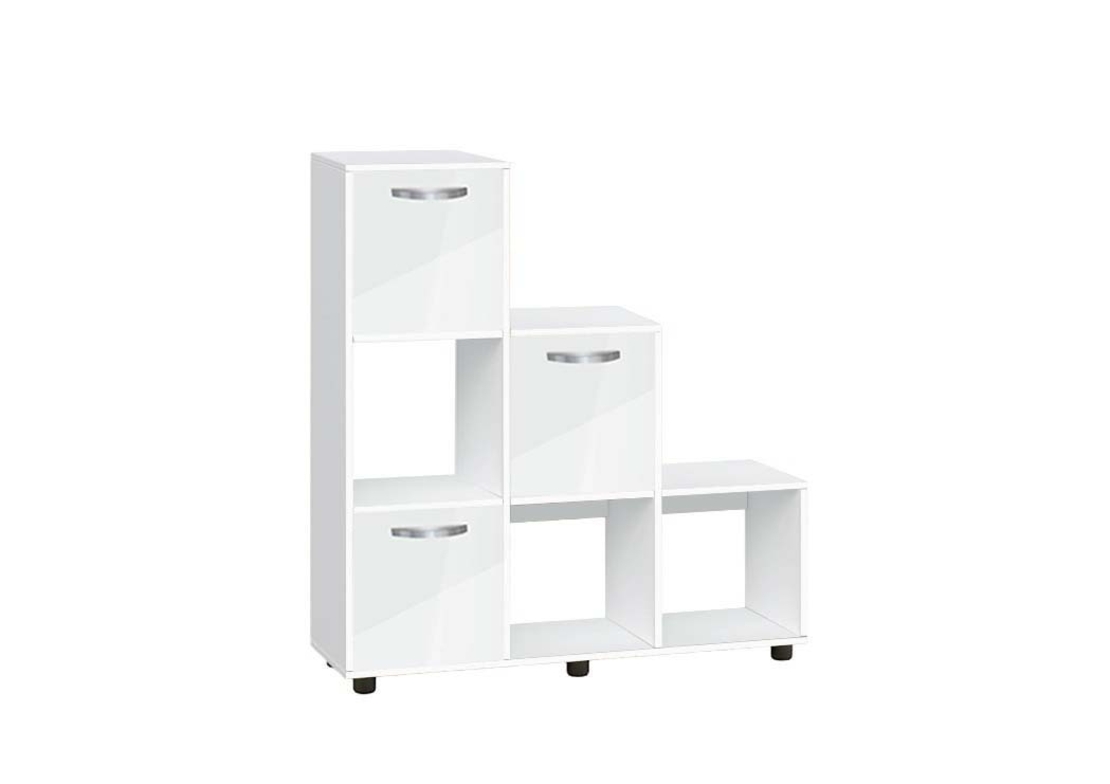 Етажерка Кубо 6 с три врати постформинг