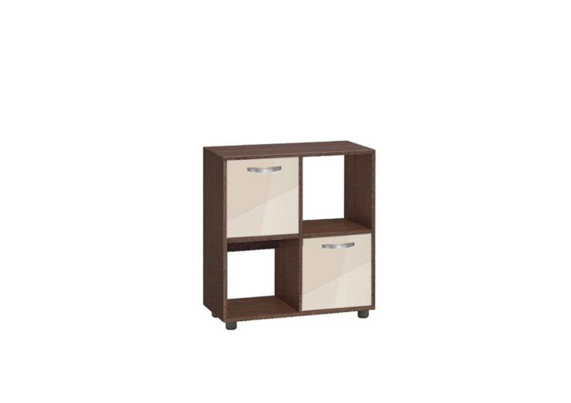 Етажерка Кубо 4 с две врати постформинг