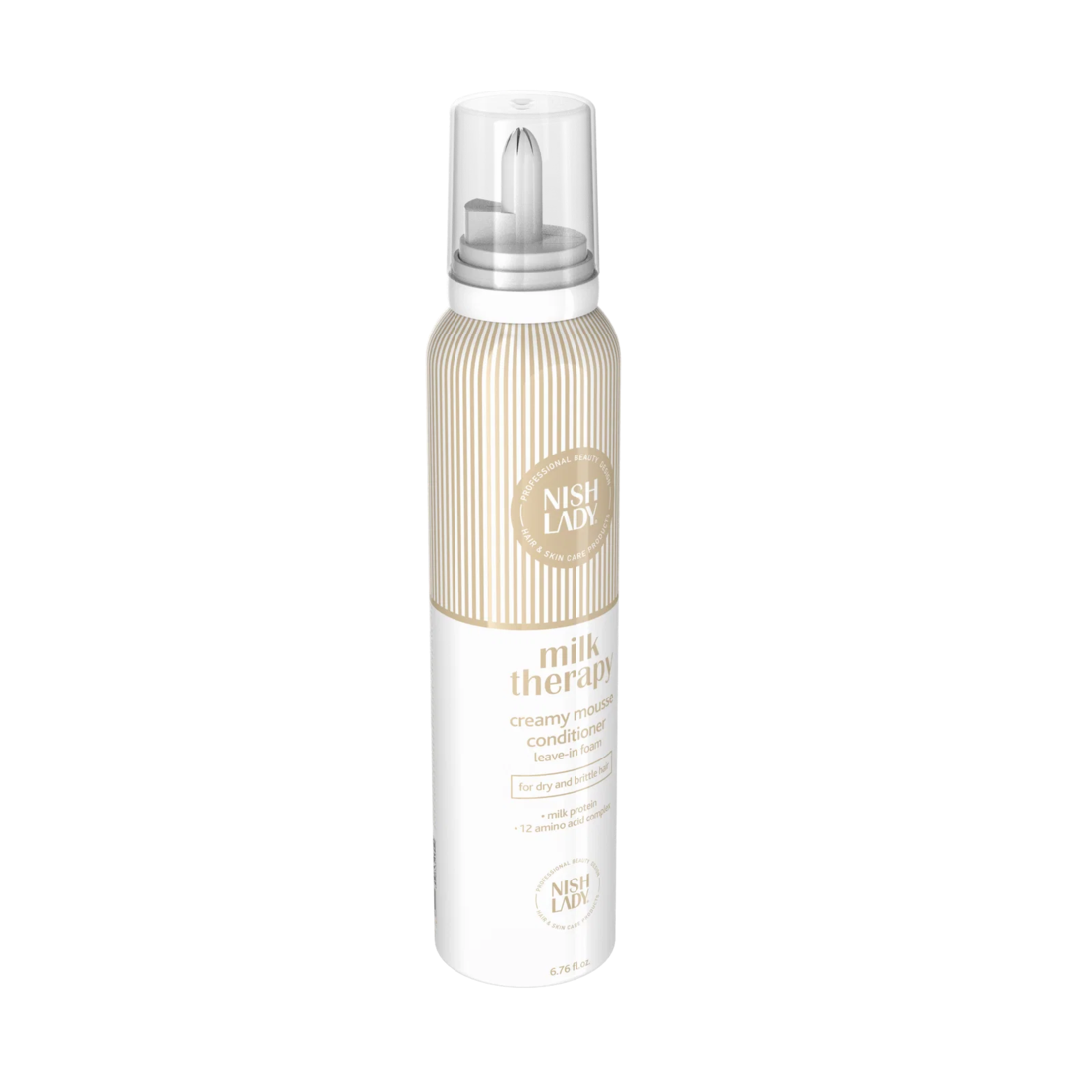 NISHLADY Milk Therapy Кремообразен мус за коса