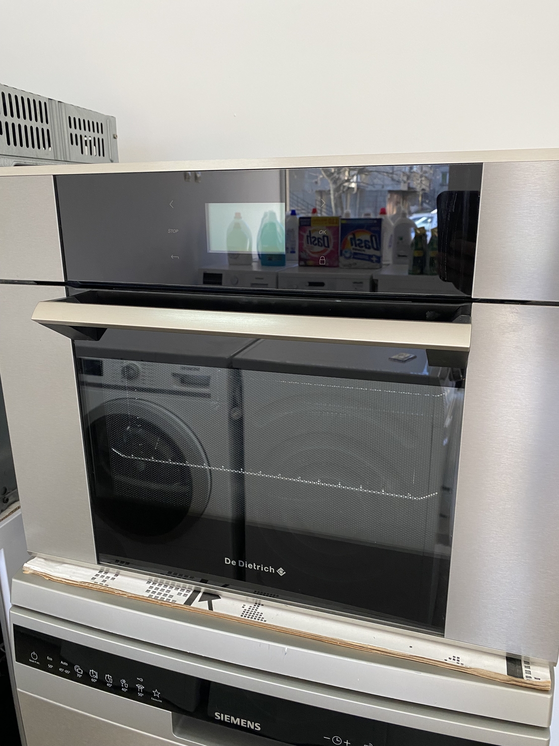 De Dietrich комбинирана микровълнова фурна за вграждане с конвекция и грил