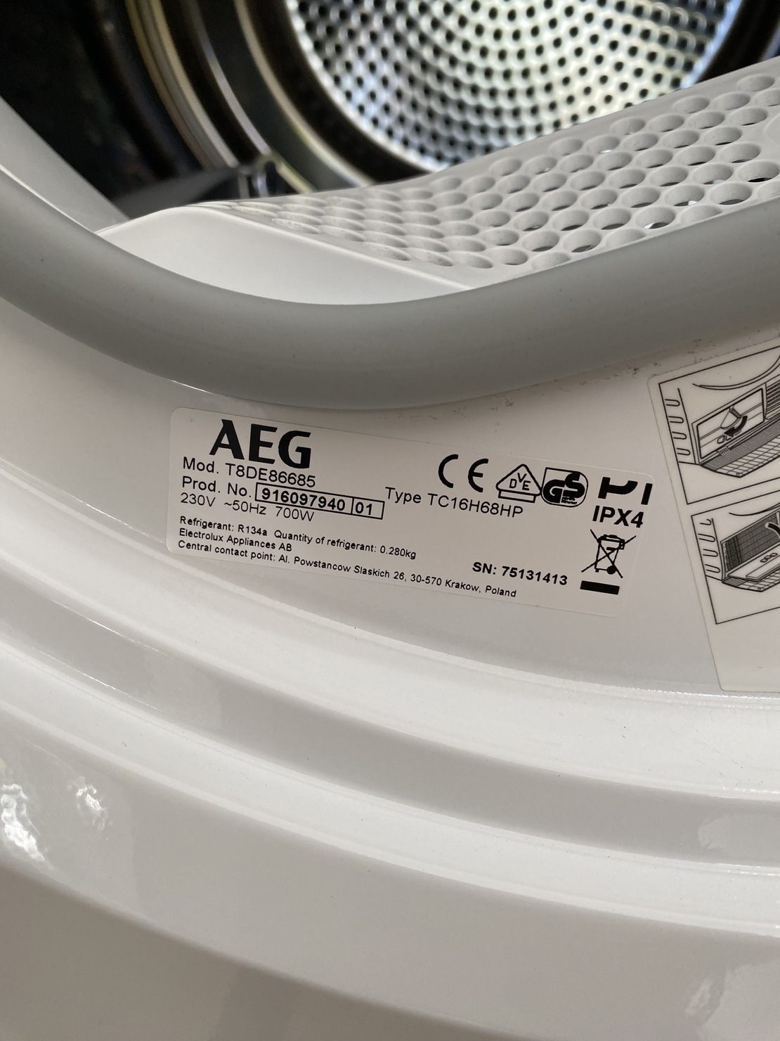 AEG 8000 Series Lavatherm AbsoluteCare®