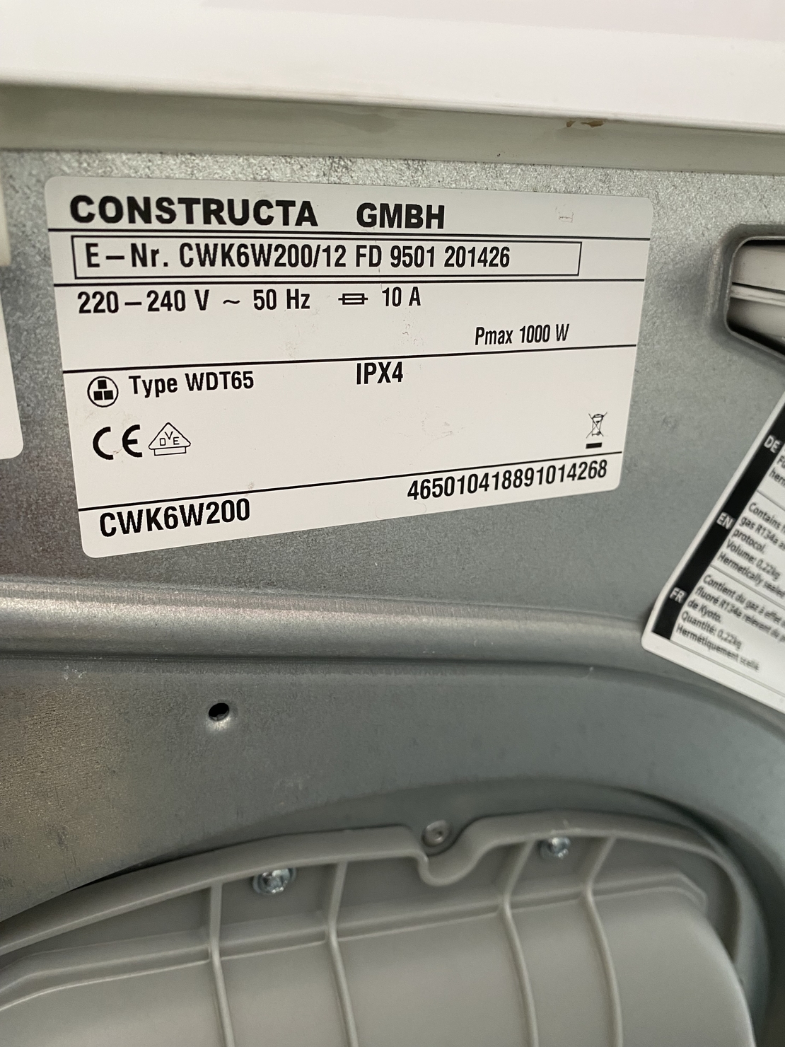 Сушилня Constructa 8 кг с термопомпа – A++ и SelfCleaning Condenser