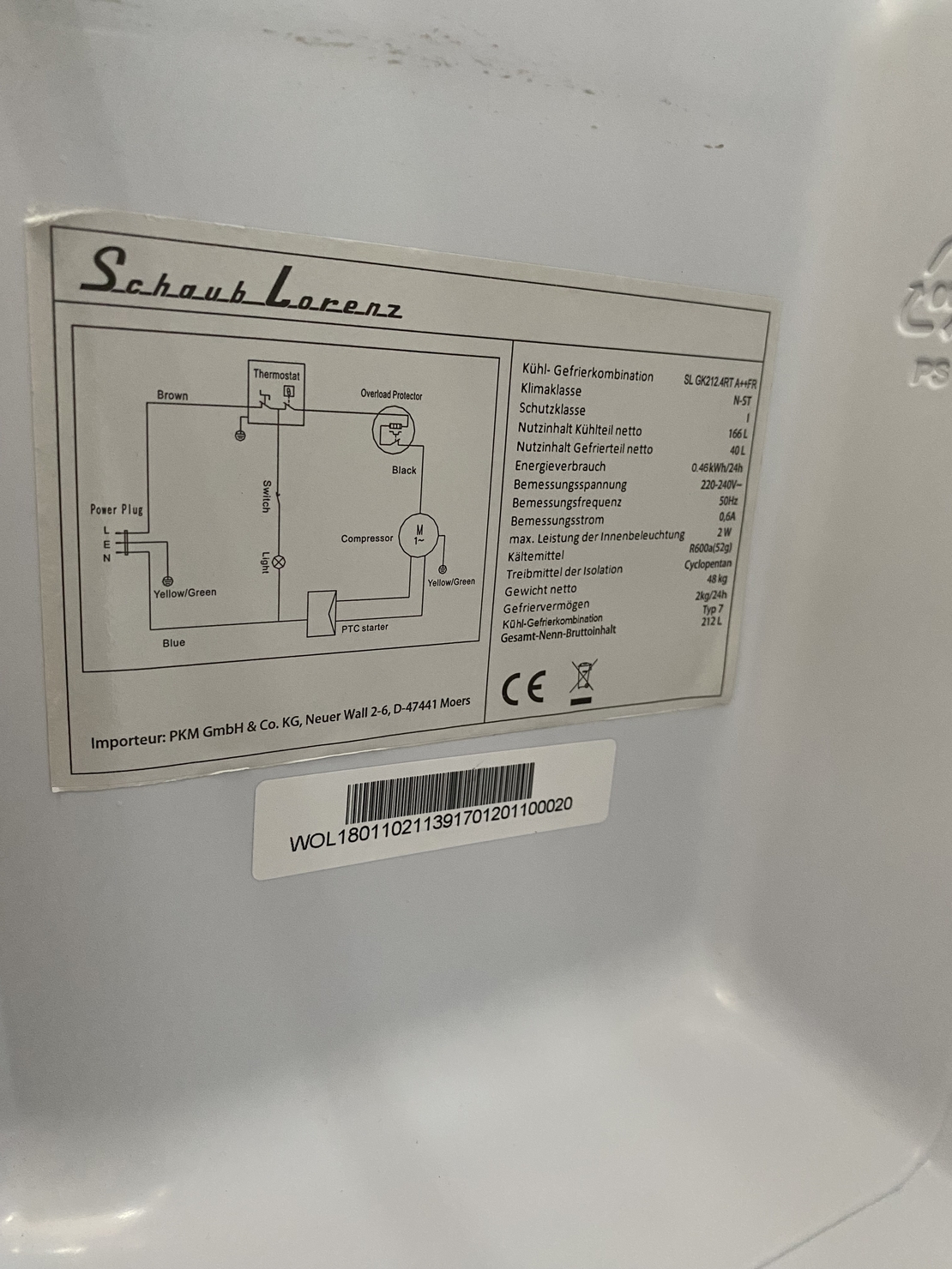 Schaub Lorenz – ретро хладилник с фризер