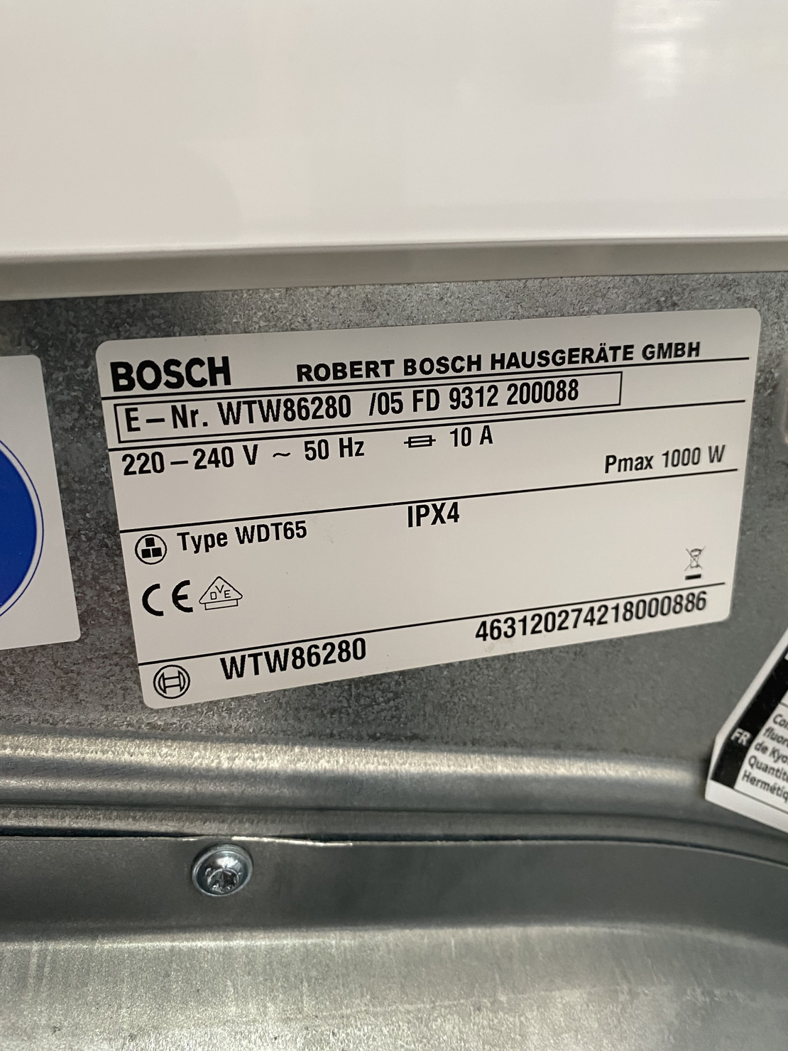 Сушилня Bosch Serie 4 – 8 кг, термопомпа, SelfCleaning Condenser