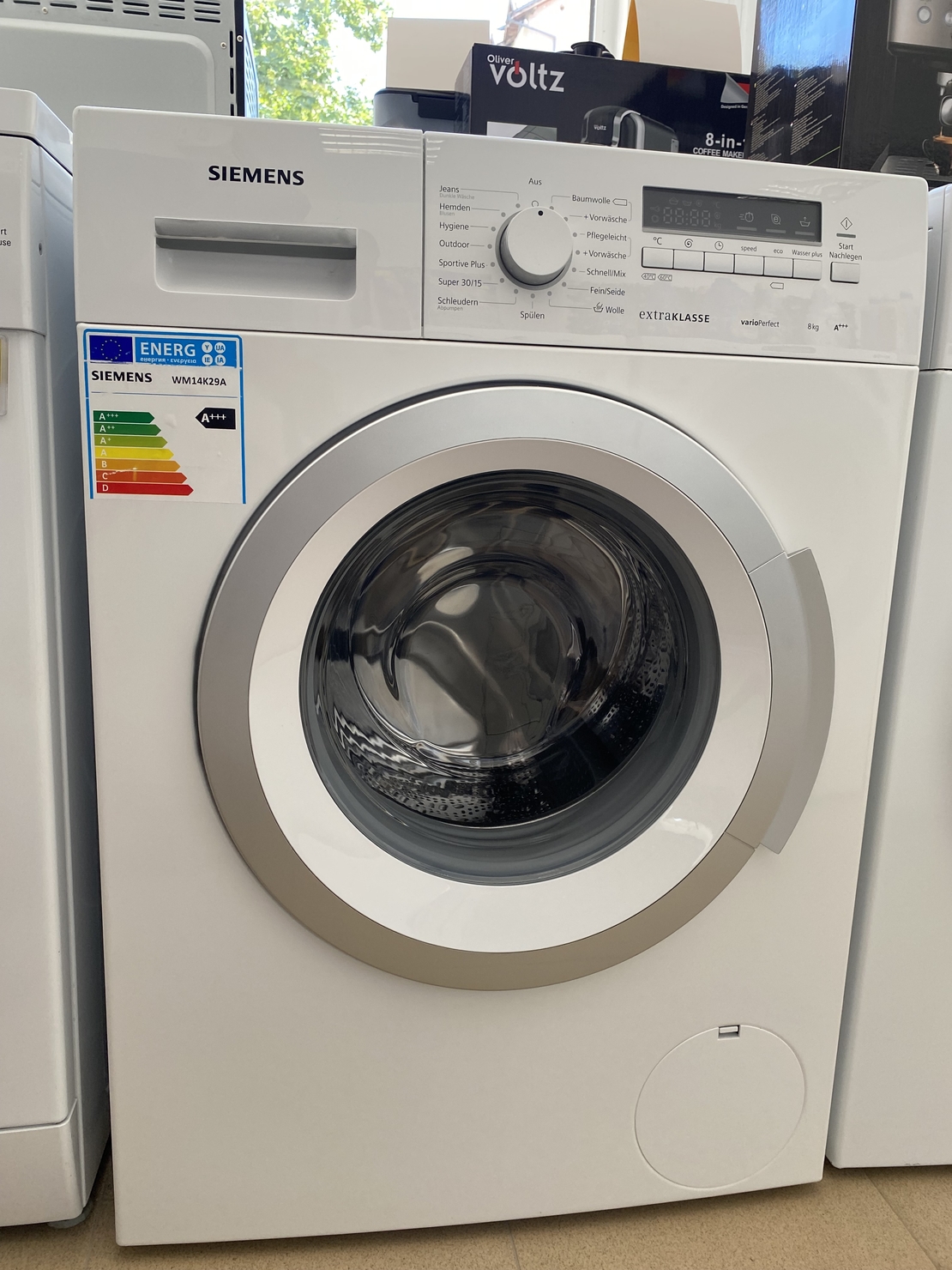Siemens extraKLASSE varioPerfect (8 кг, A^{+++})