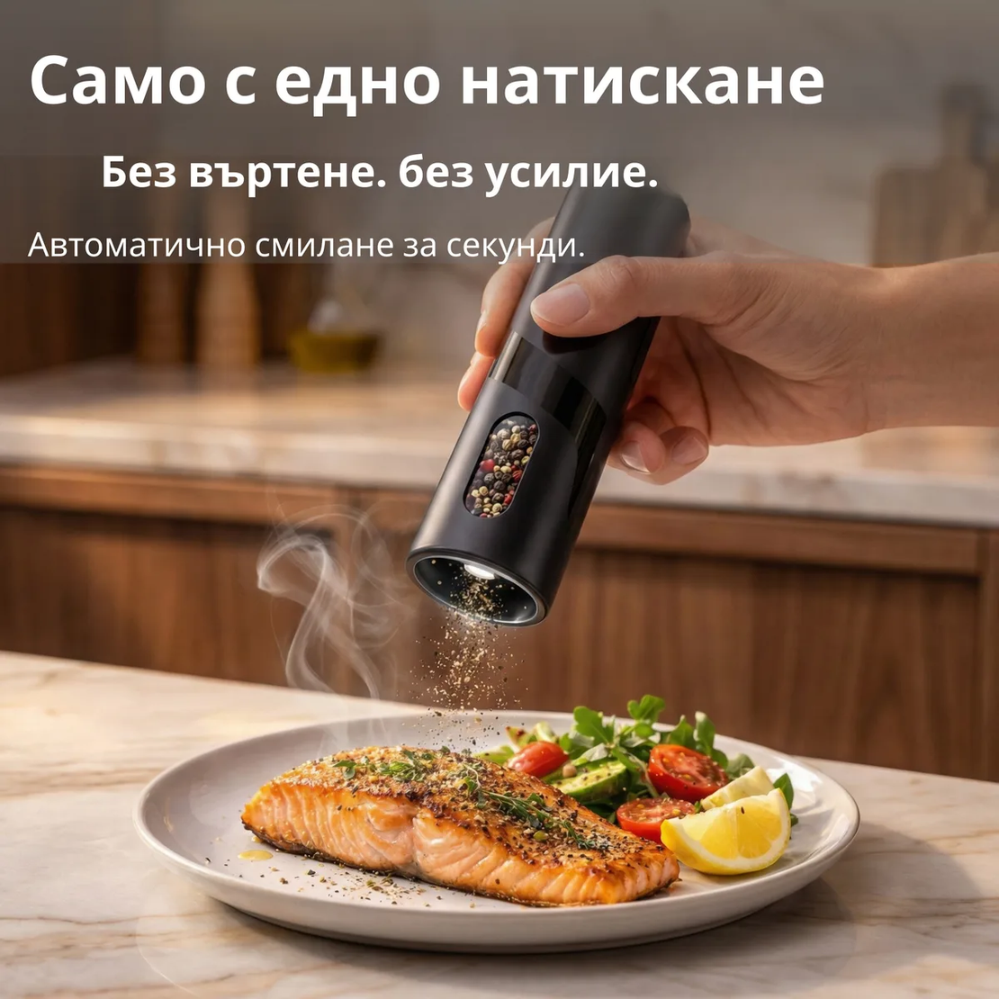 Премиум електрическа солница