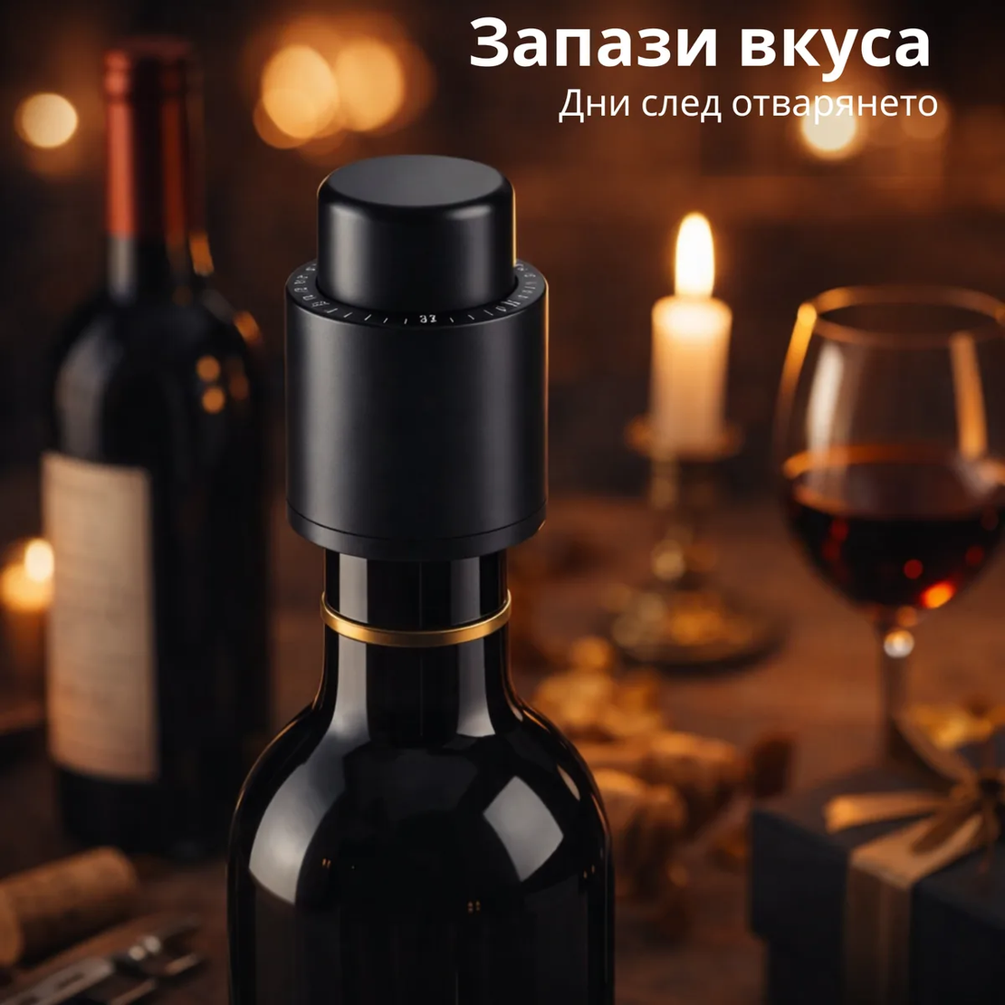 Вакумна тапа за вино