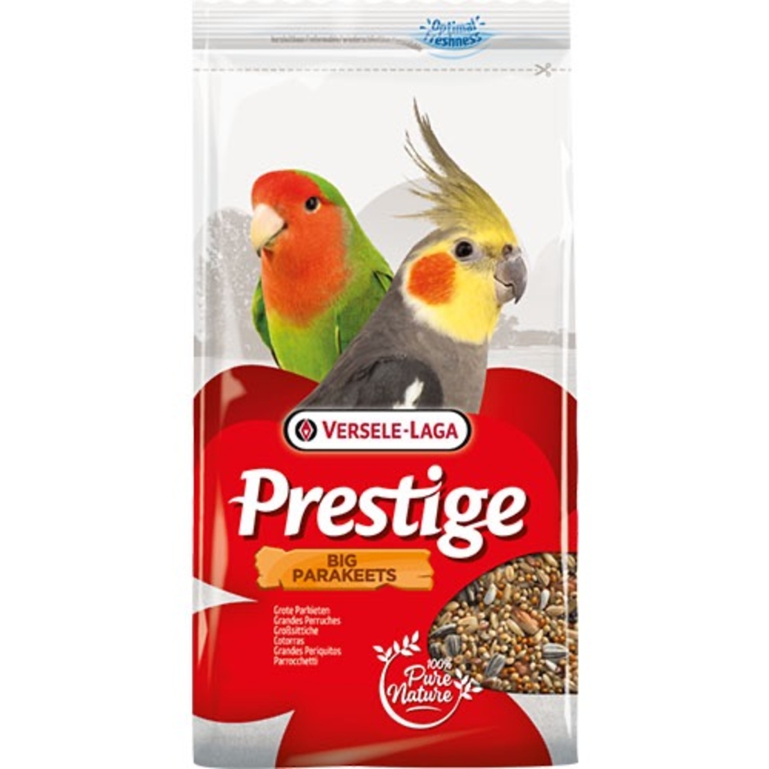 PRESTIGE STANDARD COCKATIELS 1кг (BIG PARAKEETS) – ПЪЛНОЦЕННА ХРАНА ЗА СРЕДНИ ПАПАГАЛИ