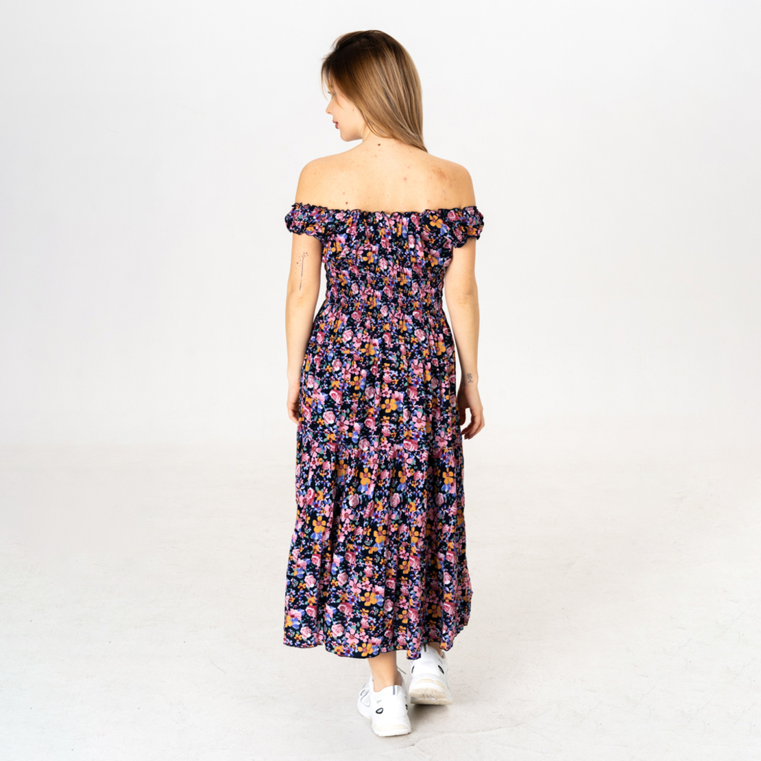 Дълга рокля - 9801 Черна