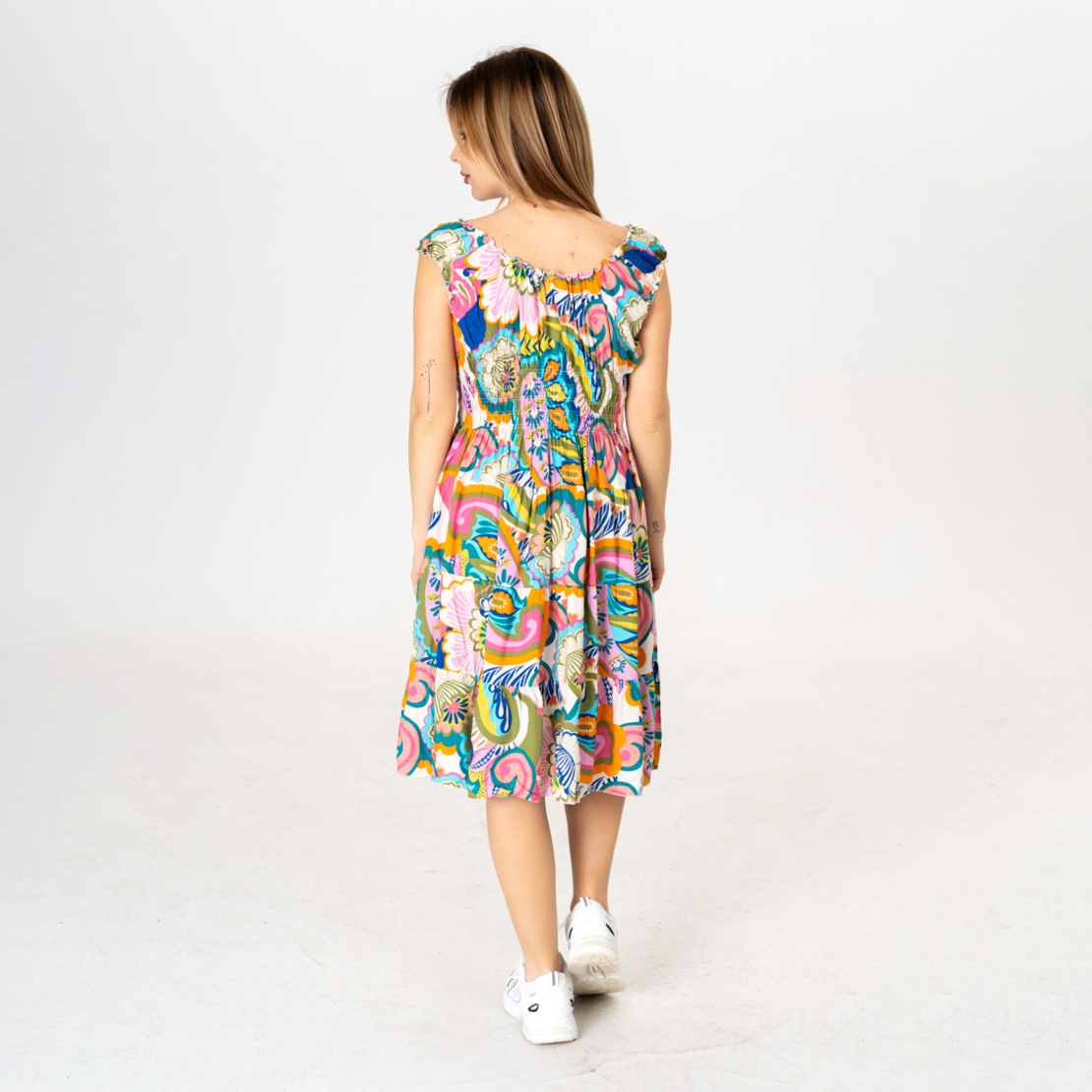 Дълга рокля - 9819 Розова