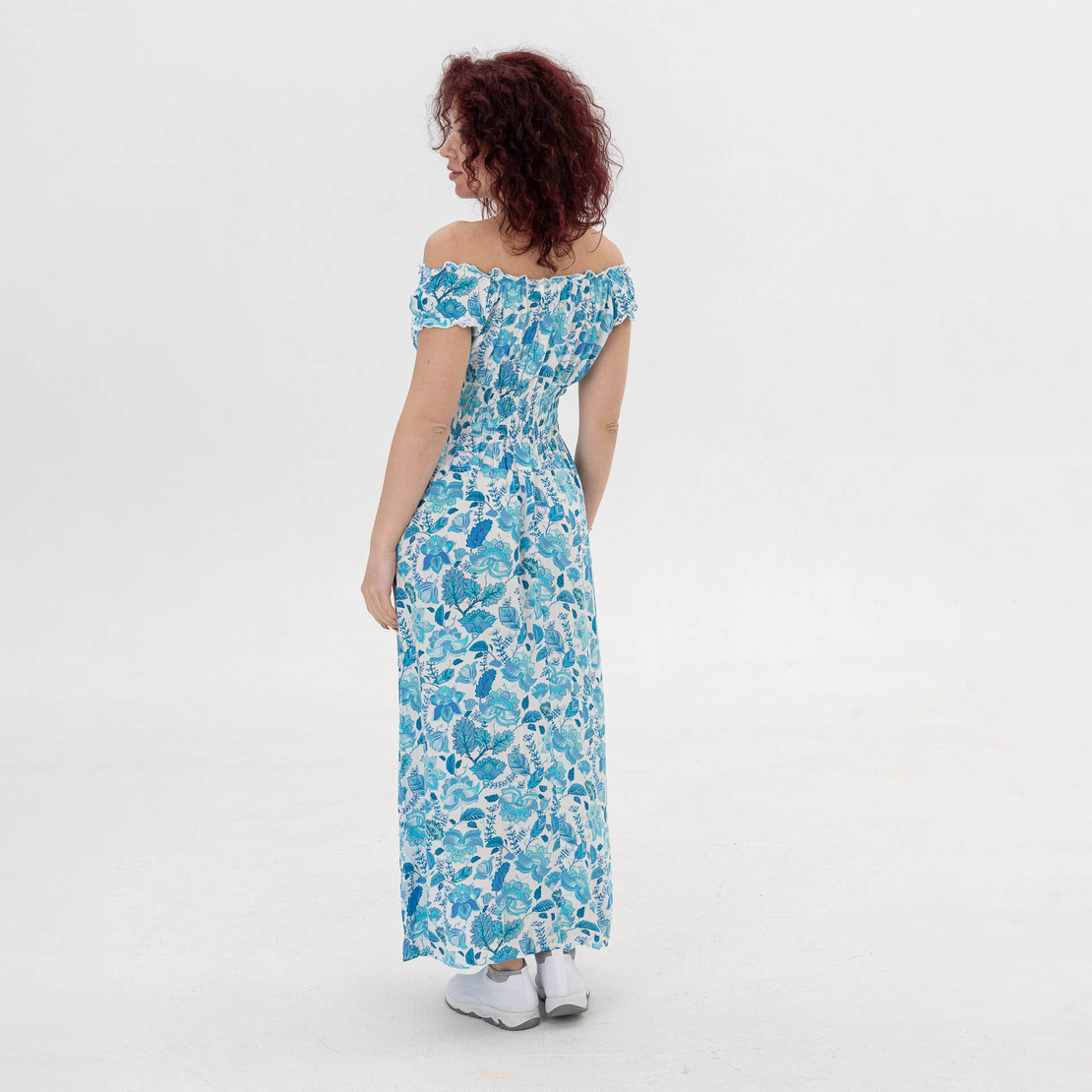 Дълга рокля - 950 Синя