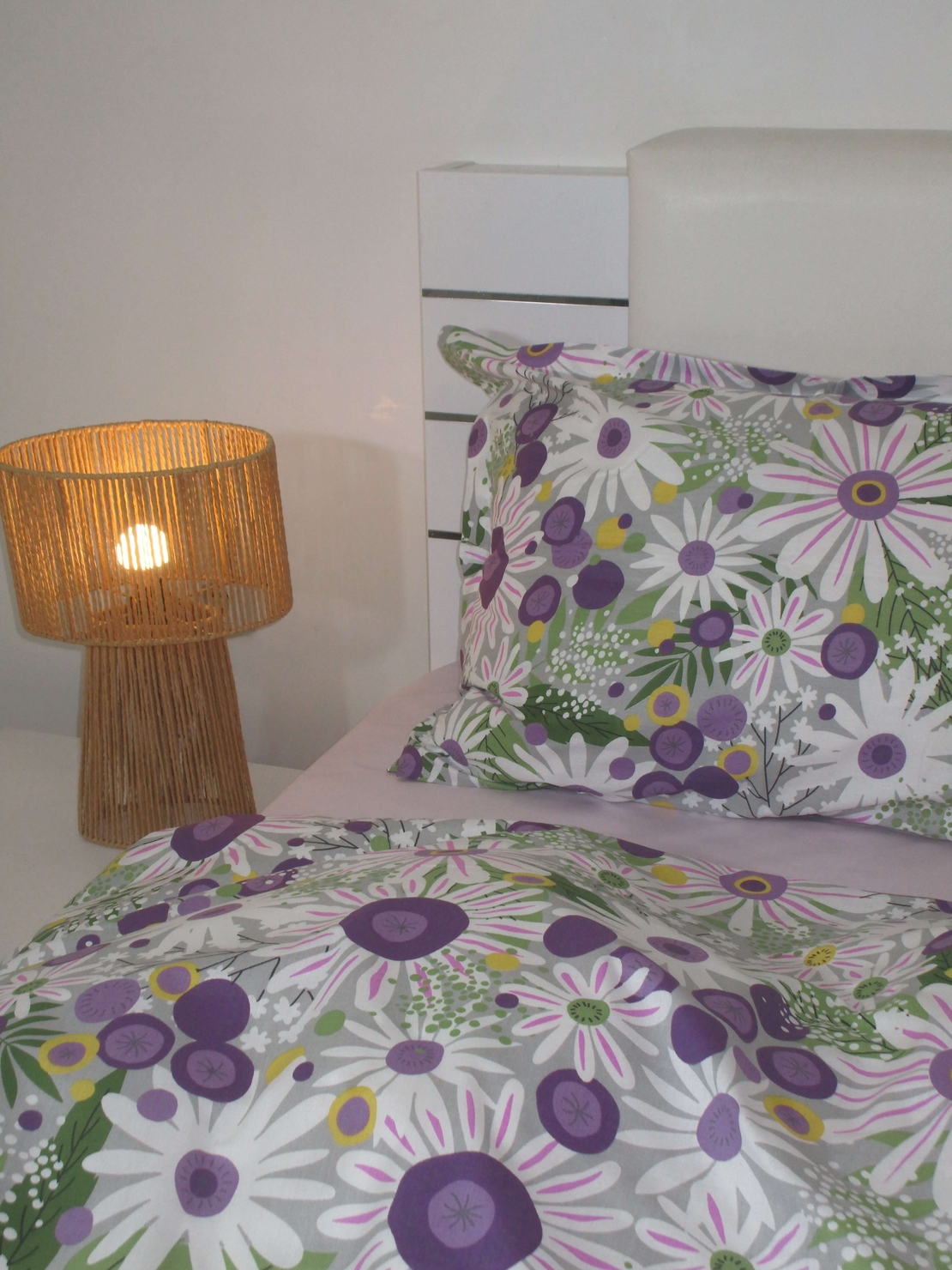 Спален комплект ранфорс „Лилава Градина“