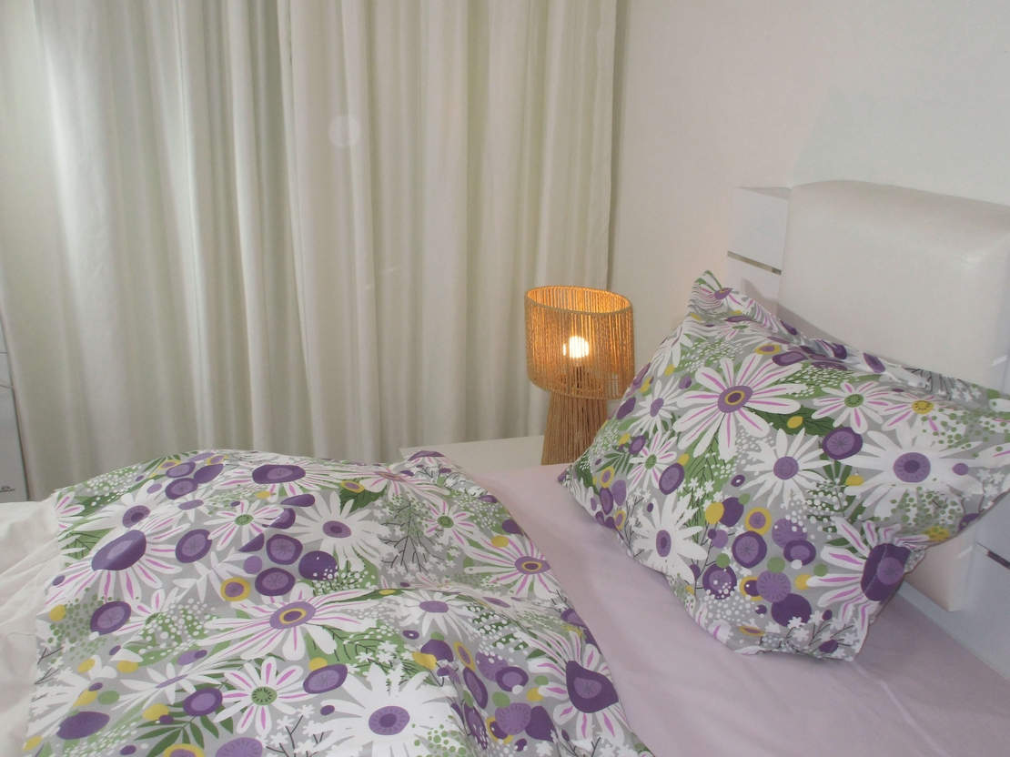 Спален комплект ранфорс „Лилава Градина“