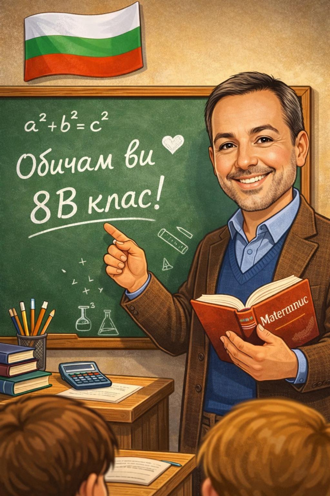 Подаръцен постер „Подарък за любимия учител“