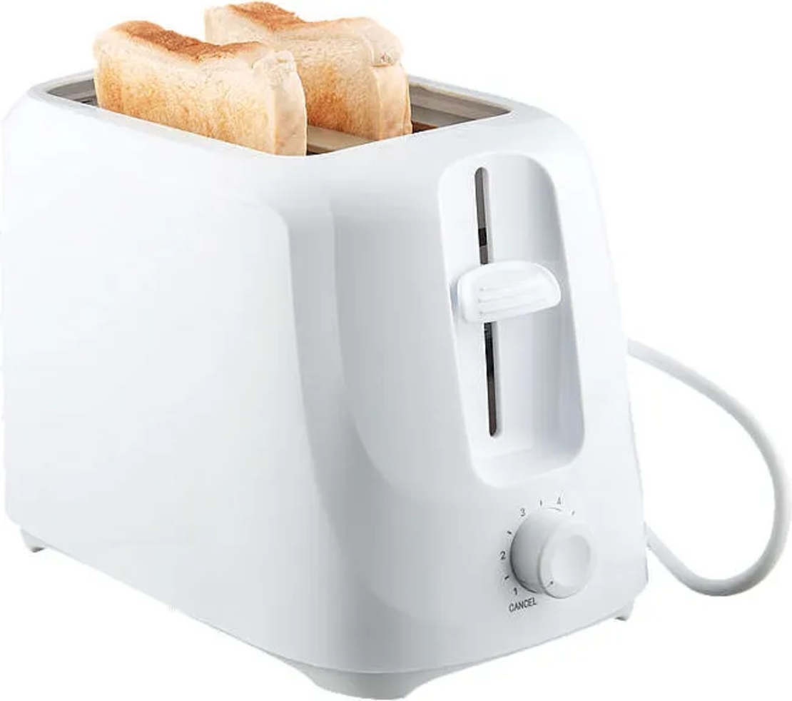 Тостер NN-TO-P1, 700W, 6 нива на мощност, Тава за трохи, Бял