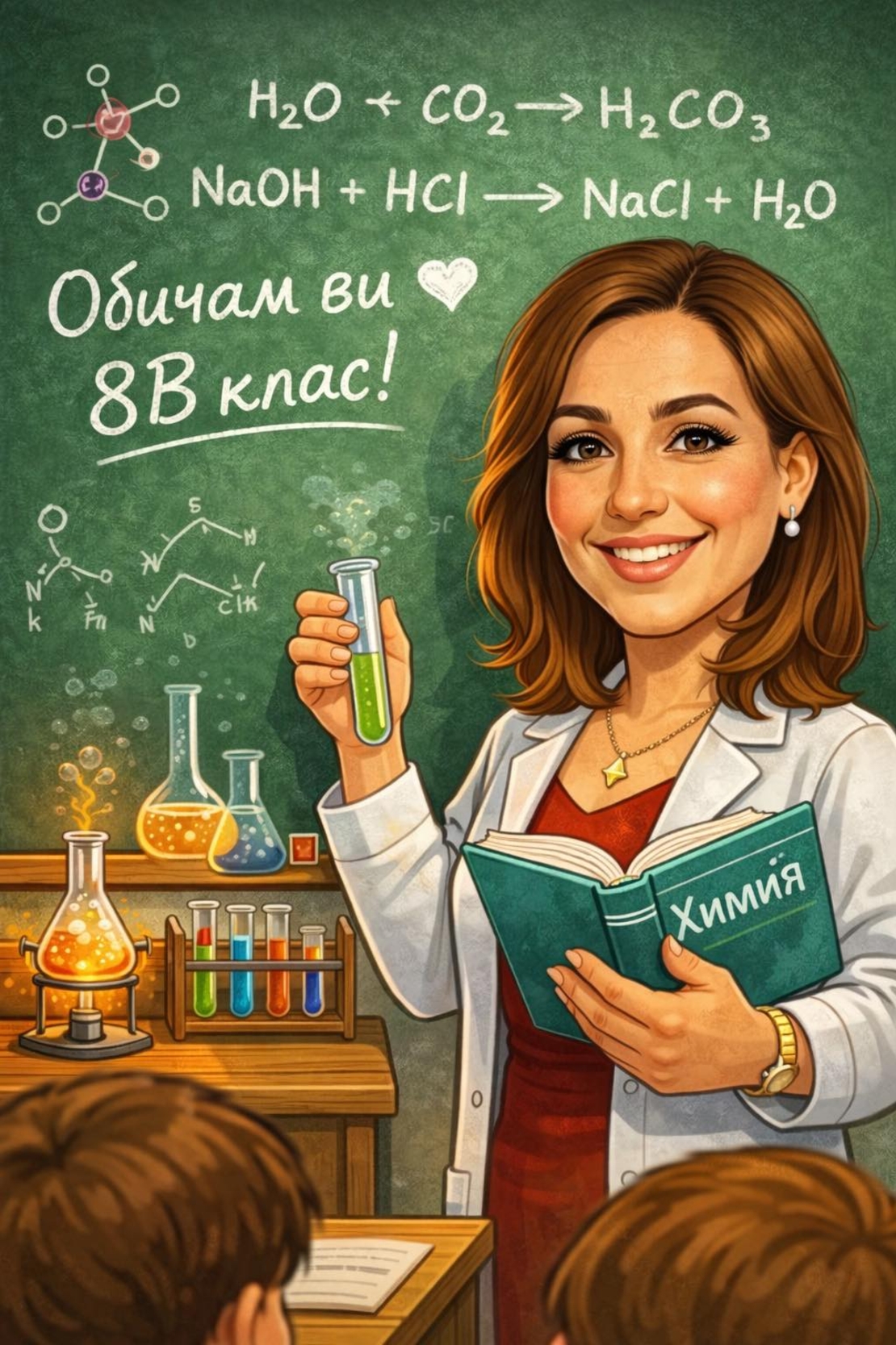 Подаръцен постер „Подарък за любимия учител“