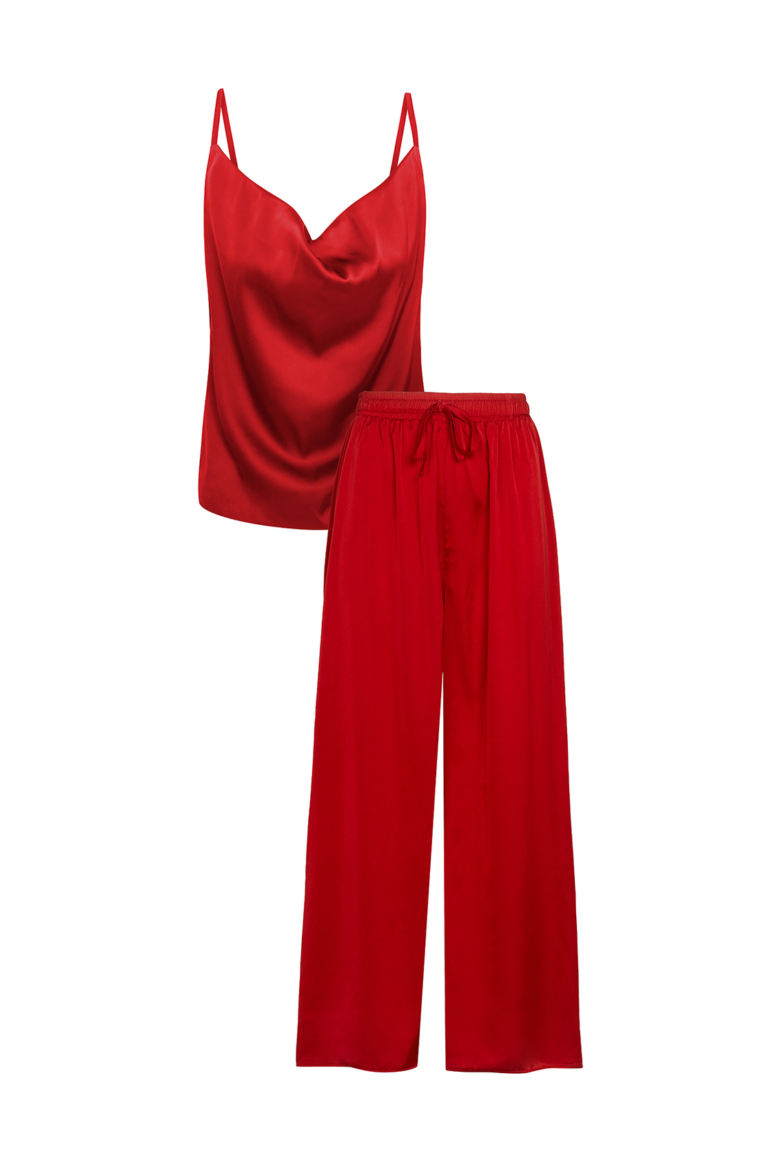 Red Velvet Night - Long Pants Set