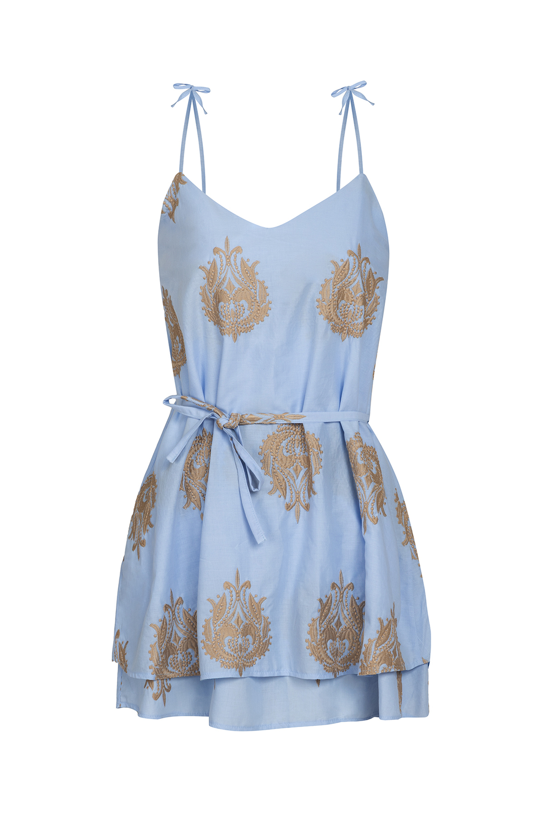 La dolce vita - Blue&Gold Dress