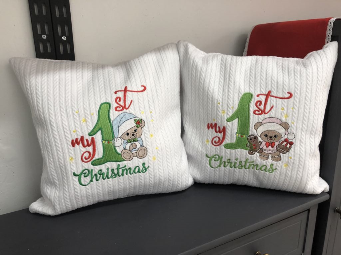 Декоративна бродирана калъфка за възглавница