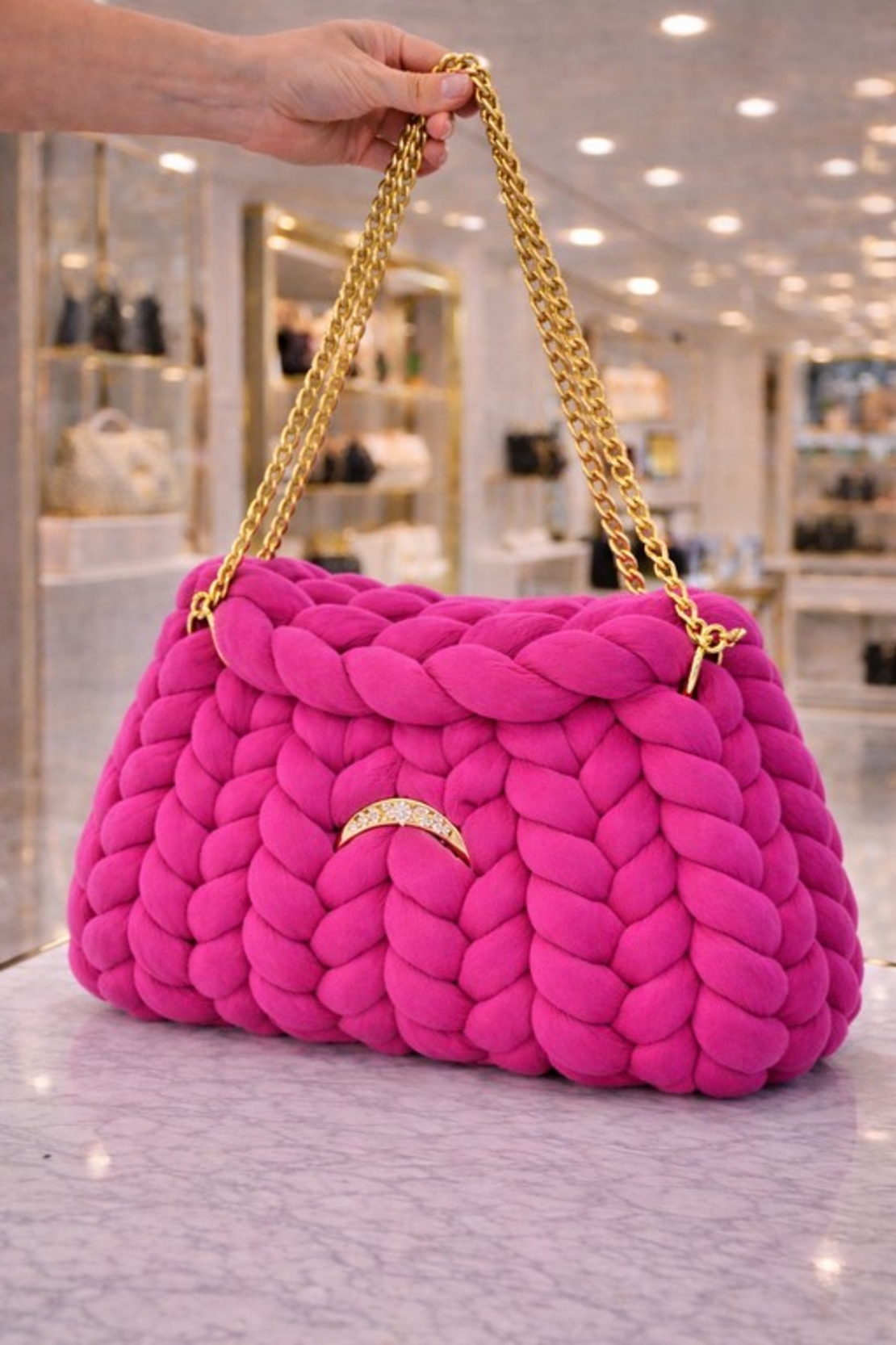 РЪЧНО ПЛЕТЕНА ЧАНТА -  AURA