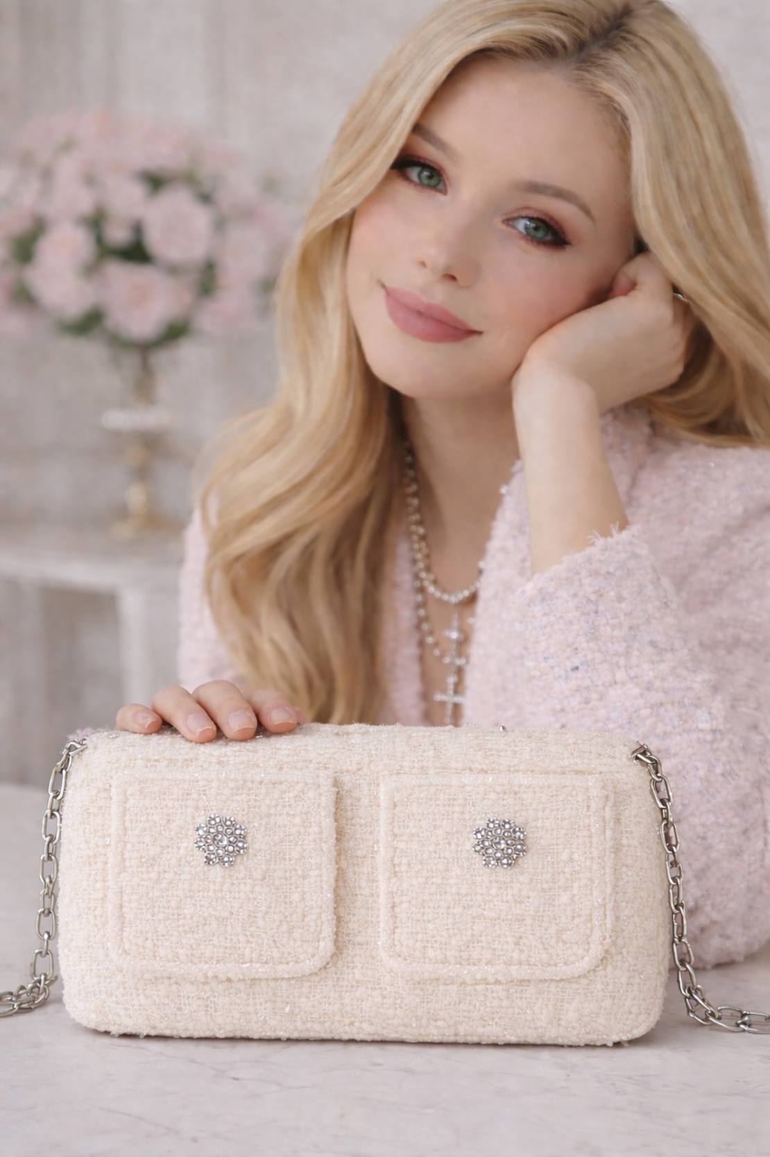 НЕСЕСЕР  Lady Bouclé BLACK & BLANC