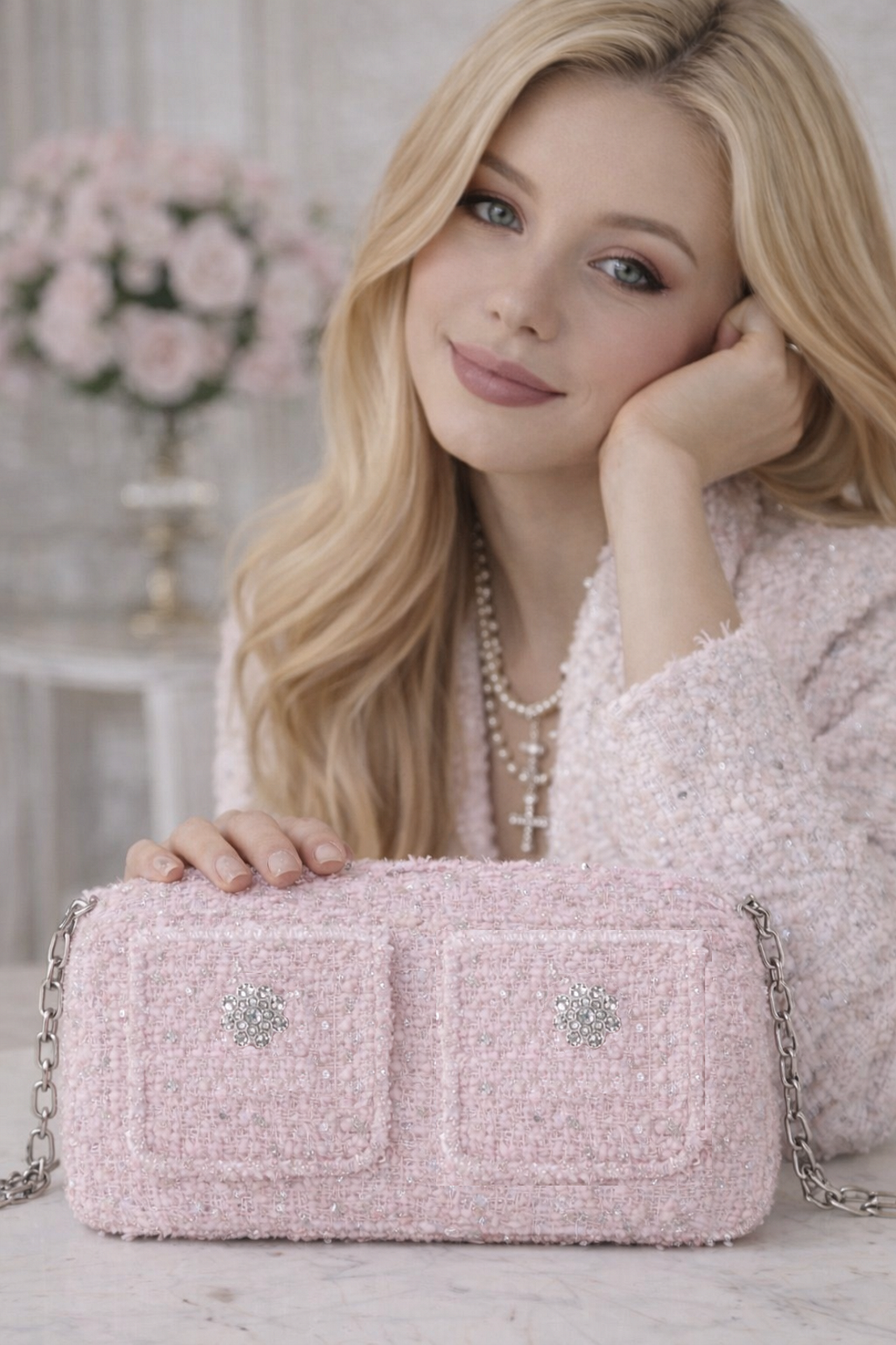 НЕСЕСЕР - Lady Bouclé Blush & Blanc