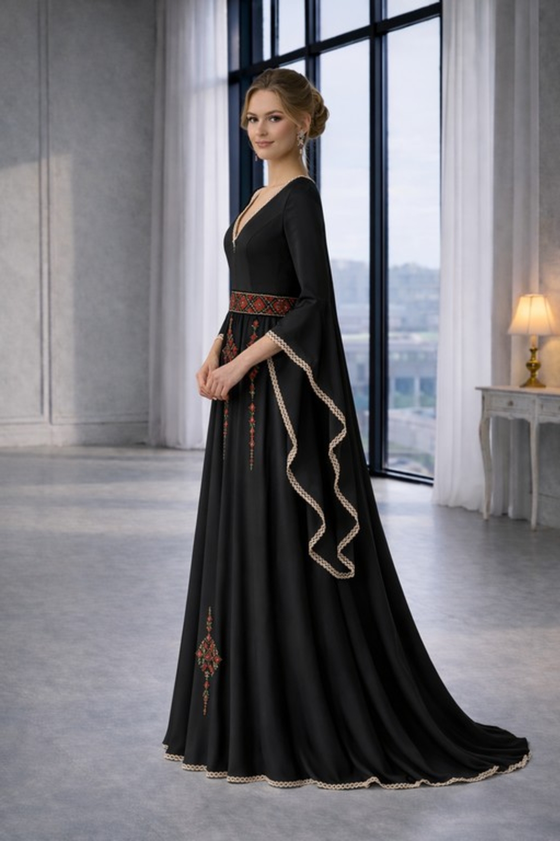 Рокля „Рада“- С фолклорен акцент