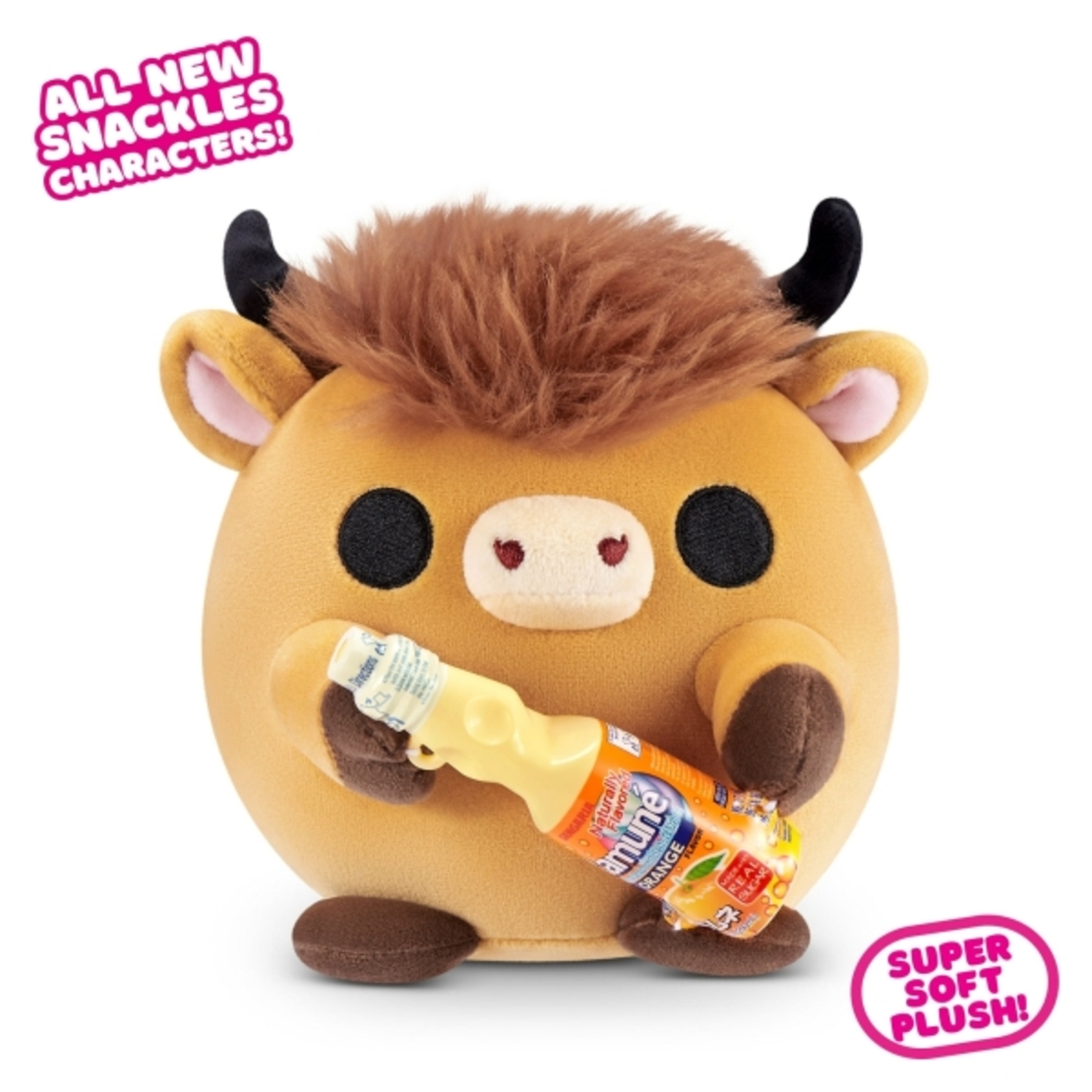 Плюшено животинче Snackles Series 3 в топка с изненада - 12 дизайна, размер 12,7 см