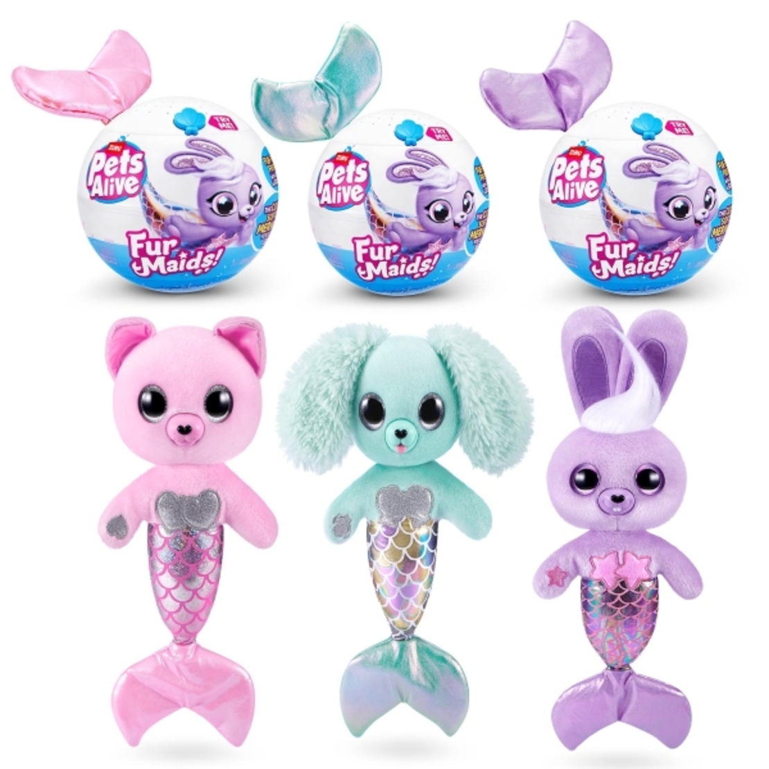 Zuru Pets Alive Русалка Furmaids 3 дизайна /8