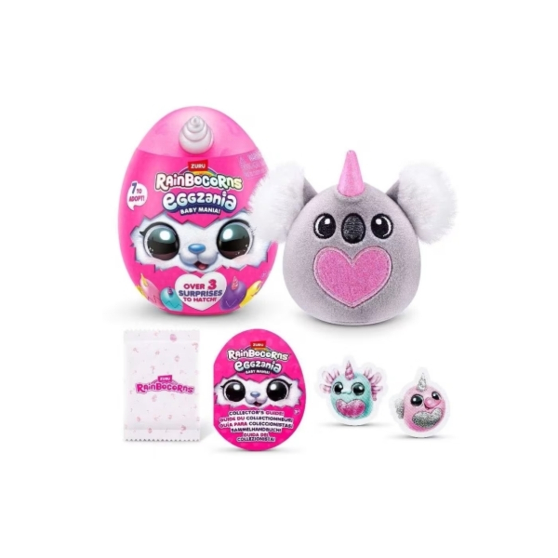 Eggzania Baby Mania Rainbocorns 7 дизайна display