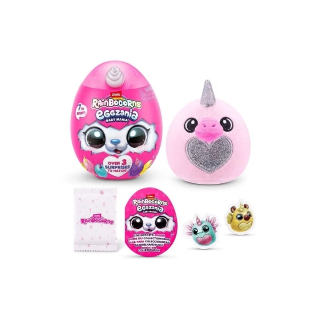 Eggzania Baby Mania Rainbocorns 7 дизайна display