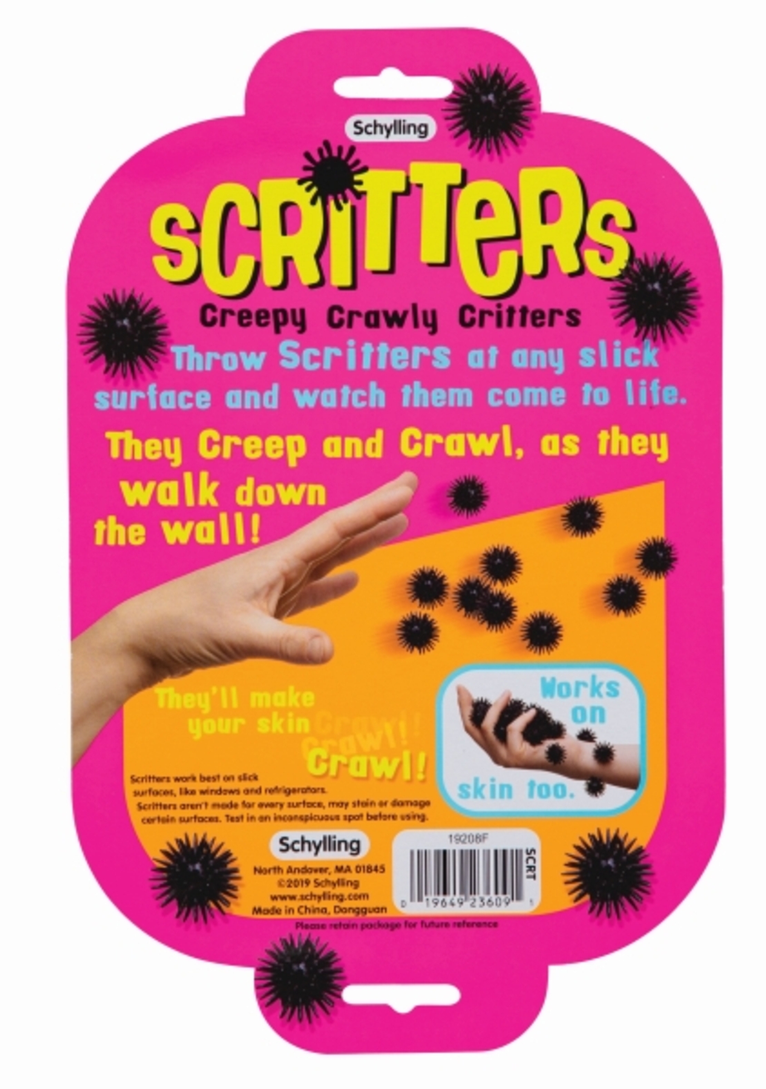 Scritters катерещи се по стени