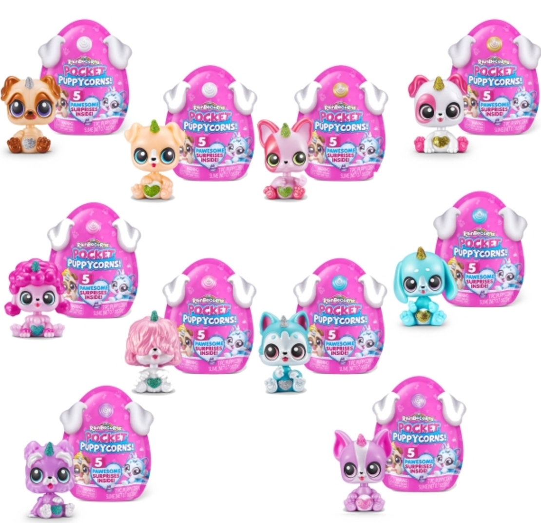 Pocket Puppycorn Rainbocorns series 1 (10 дизайна) display/12/48