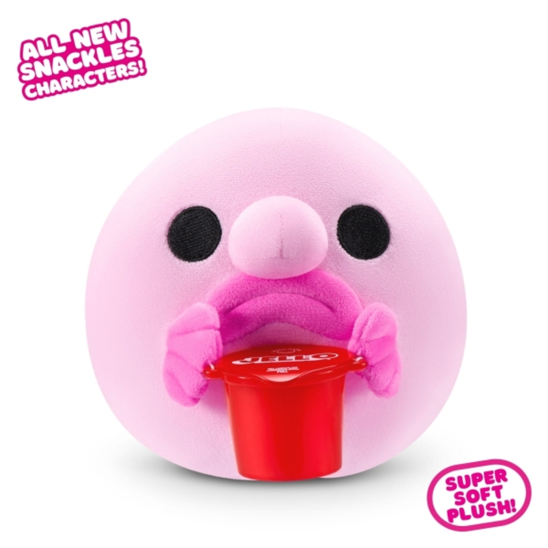 Плюшено животинче Snackles Series 3 в топка с изненада - 12 дизайна, размер 12,7 см