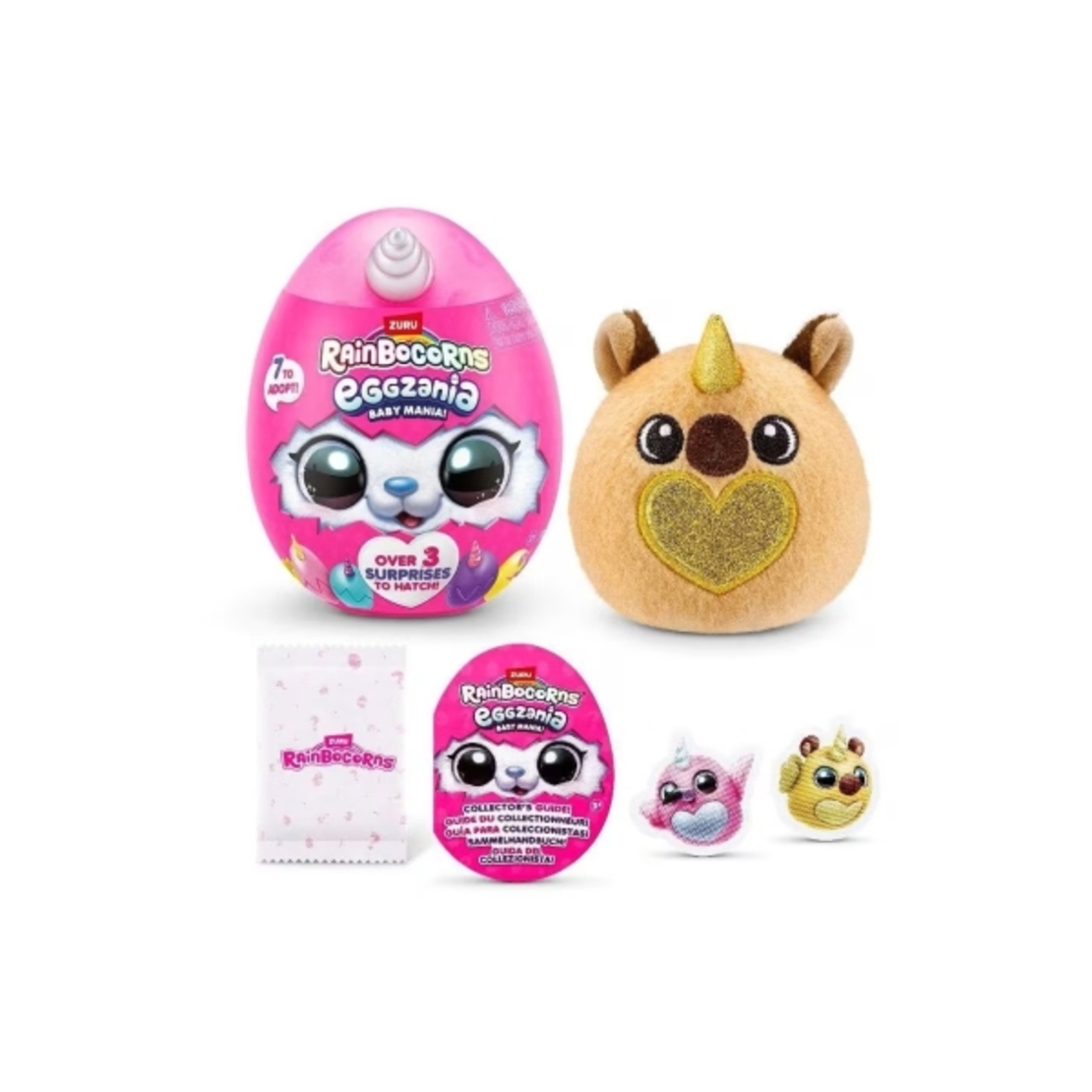 Eggzania Baby Mania Rainbocorns 7 дизайна display
