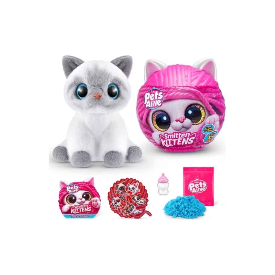 Плюшено влюбено коте Cat Smitten Kittens Pets Alive - 8 дизайна